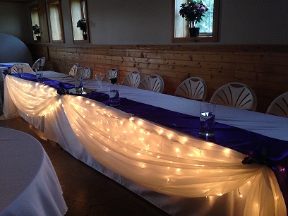 Head Table Draping Idea - Idea Gallery - Head Table Wedding Decor Ideas